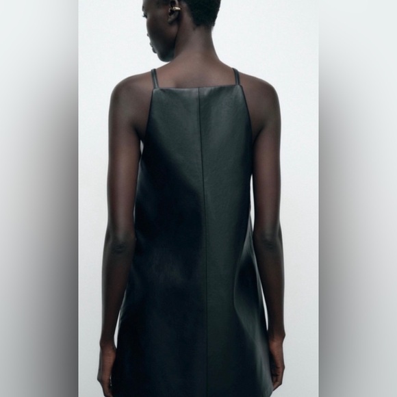 Zara Elegant Black Sleeveless Dress size S - Picture 2 of 6
